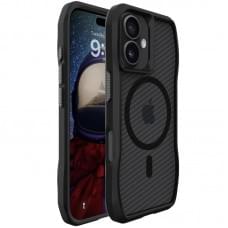 Чохол TPU Space Octagon with MagSafe для Apple iPhone 17 (6.3") Carbon Black