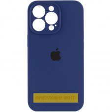 Чохол Silicone Case Full Camera Protective (AA) для Apple iPhone 17 Pro (6.3") Синій / Deep navy