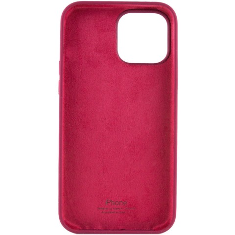 Чохол Silicone Case Full Protective (AA) для Apple iPhone 15 Pro (6.1") Бордовий / Maroon