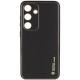 Шкіряний чохол Xshield для Samsung Galaxy S24+ Чорний / Black