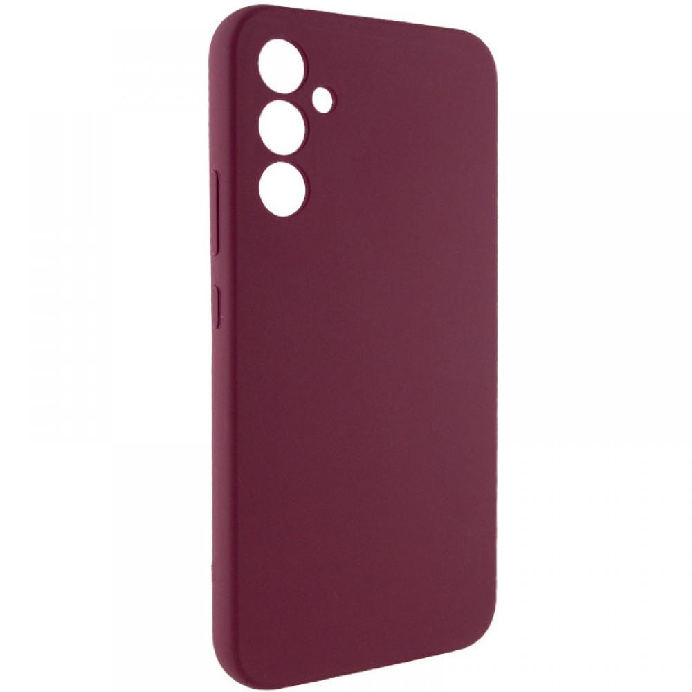 Чохол Silicone Cover Lakshmi Full Camera (AAA) для Samsung Galaxy A55 Бордовий / Plum