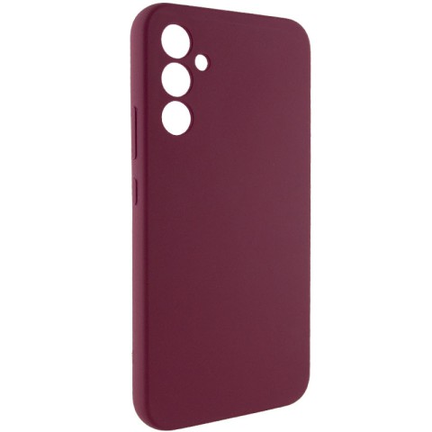 Чохол Silicone Cover Lakshmi Full Camera (AAA) для Samsung Galaxy A55 Бордовий / Plum