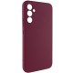 Чохол Silicone Cover Lakshmi Full Camera (AAA) для Samsung Galaxy A55 Бордовий / Plum
