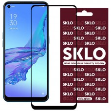 Захисне скло SKLO 3D (full glue) для Oppo A76 4G / A96 4G Чорний