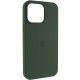 Чехол Silicone Case (AA) Logo with MagSafe для Apple iPhone 15 (6.1")
