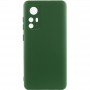 Чохол Silicone Cover Lakshmi Full Camera (AA) для Xiaomi Redmi Note 12S Зелений / Dark green