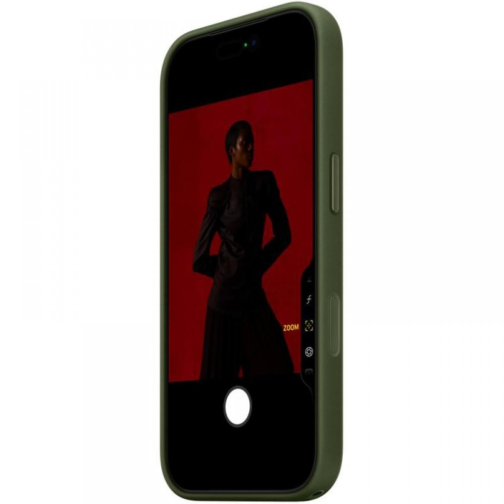 Чохол тканинний TechWoven (AAA) NEW with MagSafe and Animation для Apple iPhone 17 Pro Max (6.9") Green