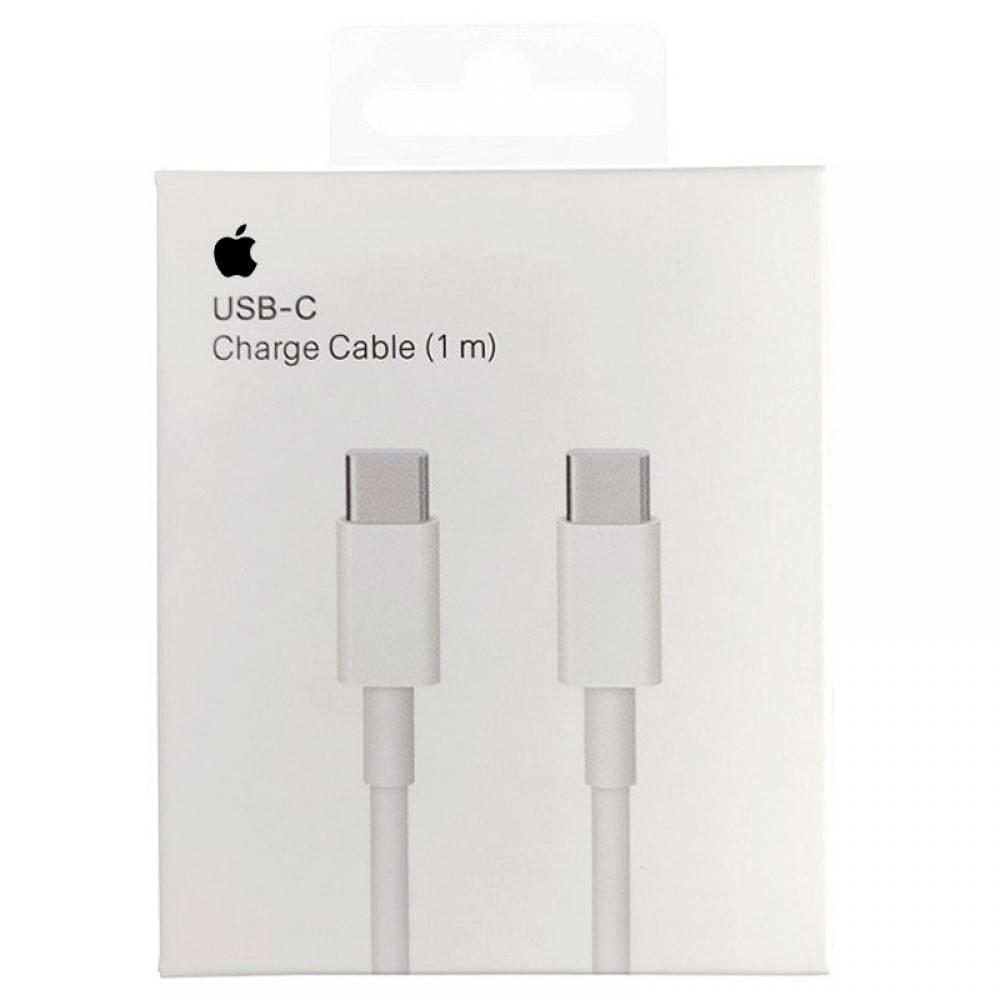 Дата кабель USB-C to USB-C FineWoven for Apple (A) (1m) (box) White