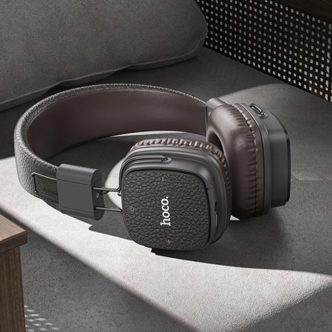 Накладні бездротові навушники Hoco W56 Earl Brown