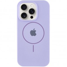 Чохол Silicone Case Full Protective (AA) with MagSafe для Apple iPhone 13 Pro Max (6.7") Бузковий / Dasheen