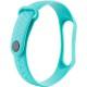 Ремінець Rhomb для Xiaomi Mi Band 3/4 Бірюзовий