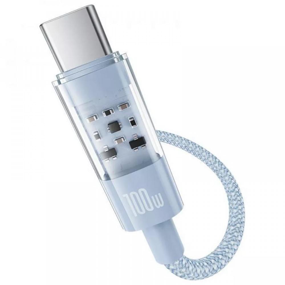 Дата кабель Baseus Gem Fast Charging Type-C to Type-C 100W (1m) (P10373000111)