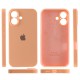 Чохол Silicone Case Full Camera Protective (AA) для Apple iPhone 16 (6.1") Помаранчевий / Cantaloupe