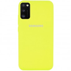 Чохол Silicone Cover Full Protective (AA) для Samsung Galaxy A41 Жовтий / Flash
