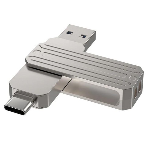 Флеш-накопичувач WIWU WI-FD003 Infinite 2in1 Type-C USB 3.2 - 32GB Silver