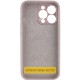 Чохол Silicone Case Full Camera Protective (AA) NO LOGO для Apple iPhone 17 Pro (6.3") Сірий / Lavender
