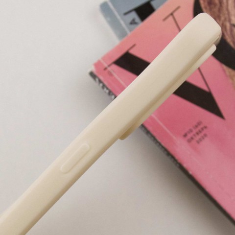 Силіконовий чохол Candy Full Camera для Oppo Reno 8 T 4G Бежевий / Antique White