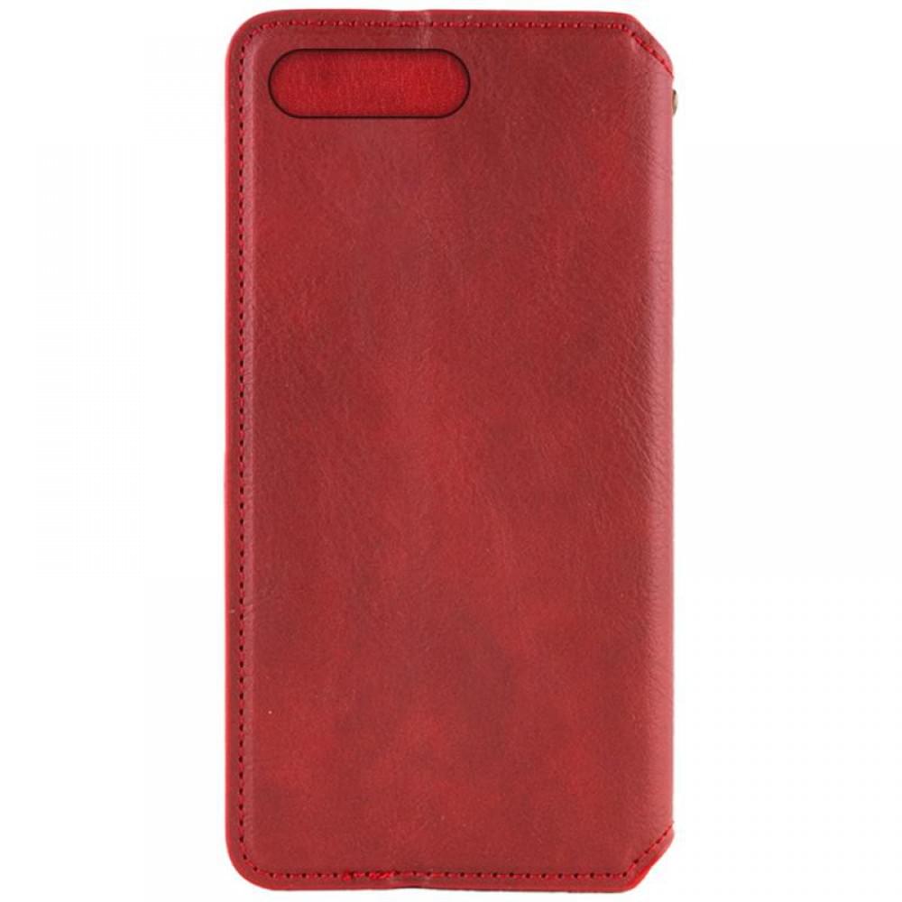 Шкіряний чохол-книжка GETMAN Cubic (PU) для Apple iPhone 7 plus / 8 plus (5.5") Червоний