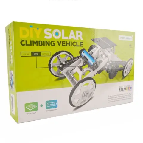 Конструктор позашляховик-скелелаз на сонячній батареї DYY008 Diy Solar White