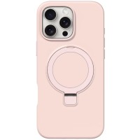 Чохол Silicone Case Full Protective NO LOGO with Ring для Apple iPhone 16 Pro Max (6.9") Pink