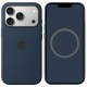 Чохол Silicone case (AAA) with Magsafe and Animation для Apple iPhone 17 Pro Max (6.9") Midnight