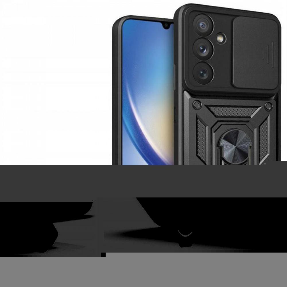 Чохол Ummi Camshield Serge Ring для Samsung Galaxy M14 5G Чорний