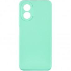 Силіконовий чохол Candy Full Camera для Oppo A38 / A18 Зелений / Menthol