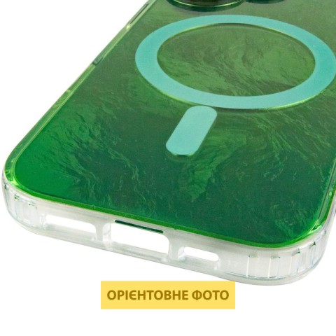 Чохол TPU Shiny Mountain (MagFit) для Apple iPhone 17 (6.3") Green