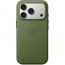 Чохол тканинний TechWoven (AAA) NEW with MagSafe and Animation для Apple iPhone 17 Pro Max (6.9") Green