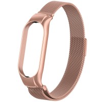 Ремінець Milanese Loop Design для Xiaomi Mi Band 8 / Band 9 (China) / 10 Rose Pink