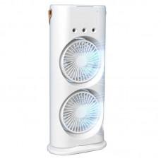 Настільний двойной вентилятор Spray Fan 2in1 з водяным охолодженням 4000 mAh White