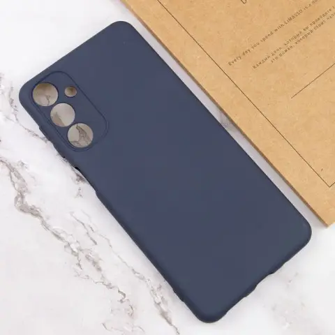 Чохол Silicone Cover Lakshmi Full Camera (A) для Samsung Galaxy M14 5G Синій / Midnight Blue