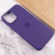 Чохол Silicone case (AAA) with Magsafe and Animation для Apple iPhone 12 Pro Max (6.7") Фіолетовий / Amethyst