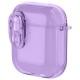 Футляр TPU Colorful для навушників Airpods 1/2 Purple