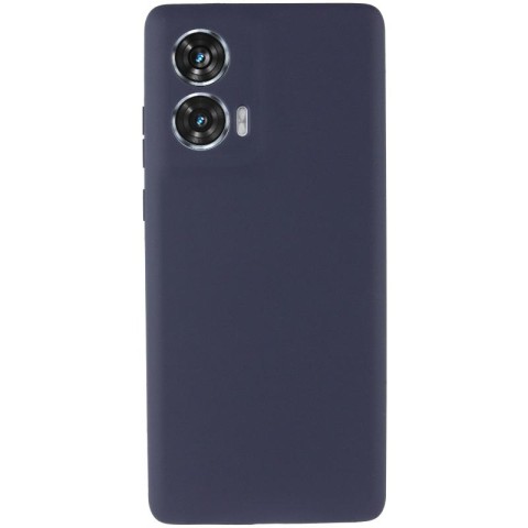 Чохол Silicone Cover Lakshmi Full Camera (AA) для Motorola Edge 50 Синій / Midnight Blue