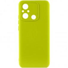 Чохол TPU GETMAN Liquid Silk Full Camera для Xiaomi Redmi 12C Жовтий / Flash