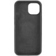 Чохол Silicone Case Full Protective (AA) with MagSafe для Apple iPhone 15 Plus (6.7") Чорний / Black