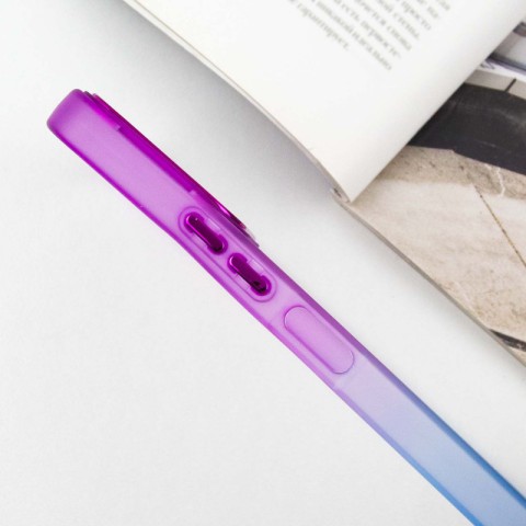 Чохол TPU+PC Fresh sip series для Xiaomi Redmi 12 Синій / Фіолетовий