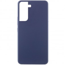 Чохол Silicone Cover Lakshmi (AAA) для Samsung Galaxy S21 FE Темно-синій / Midnight blue