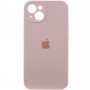 Чохол Silicone Case Full Camera Protective (AA) для Apple iPhone 13 (6.1") Рожевий / Chalk Pink / PVH