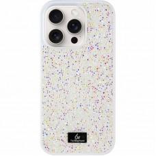 TPU чохол Bling World Rock Diamond для Apple iPhone 16 Pro (6.3") Білий