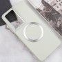 TPU чохол Bonbon Metal Style with MagSafe для Samsung Galaxy S24 Ultra Білий / White