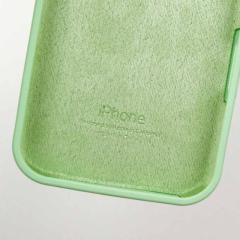 Чохол Silicone Case Full Protective (AA) для Apple iPhone 16 Plus (6.7") Зелений / Pistachio