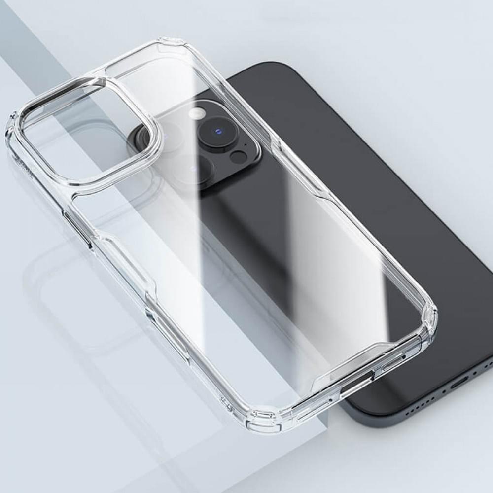 TPU чохол Nillkin Nature Pro Series для Apple iPhone 16 Pro (6.3") Безбарвний (прозорий)