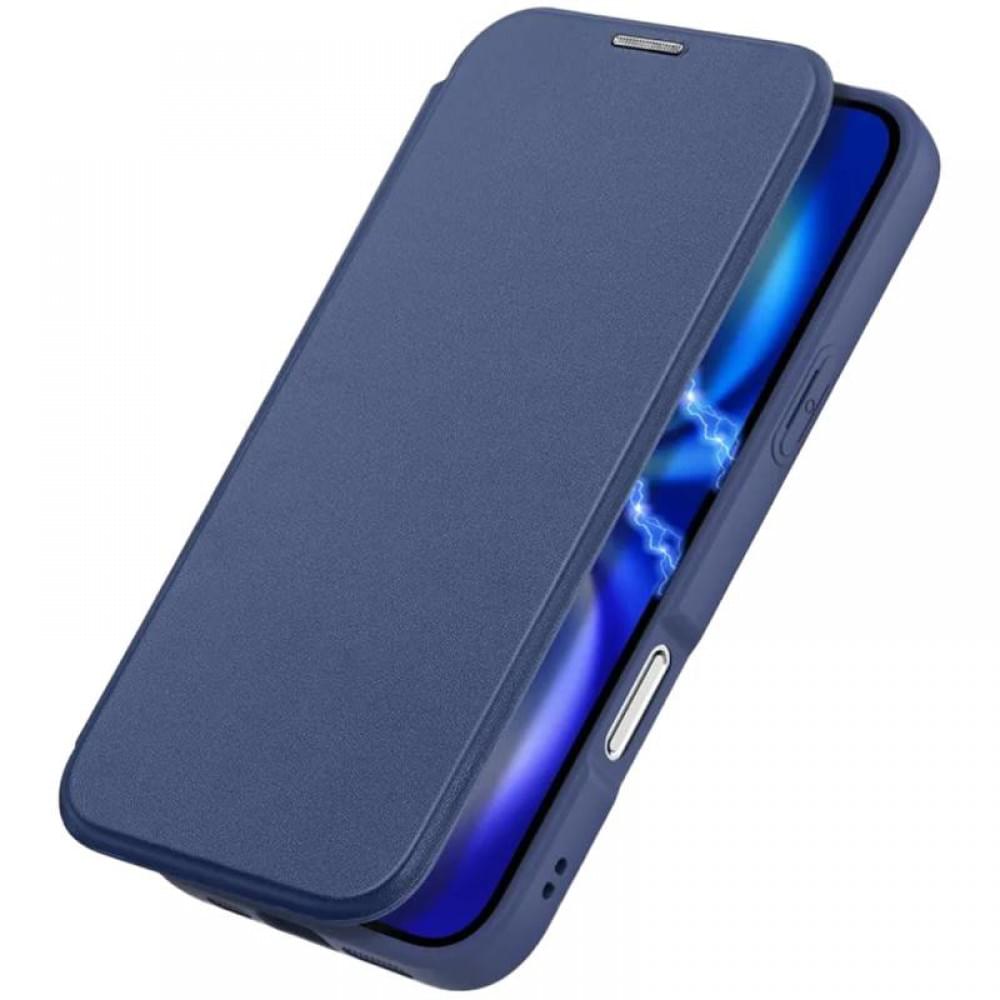 Чохол-книжка Dux Ducis Skin X Pro with MagSafe для Apple iPhone 17 Pro (6.3") Blue
