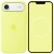 Чохол Silicone case (AAA) with Magsafe and Animation для Apple iPhone 17 Air (6.5") Neon Yellow