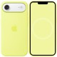 Чохол Silicone case (AAA) with Magsafe and Animation для Apple iPhone 17 Air (6.5") Neon Yellow
