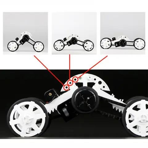 Конструктор позашляховик-скелелаз на сонячній батареї DYY008 Diy Solar White