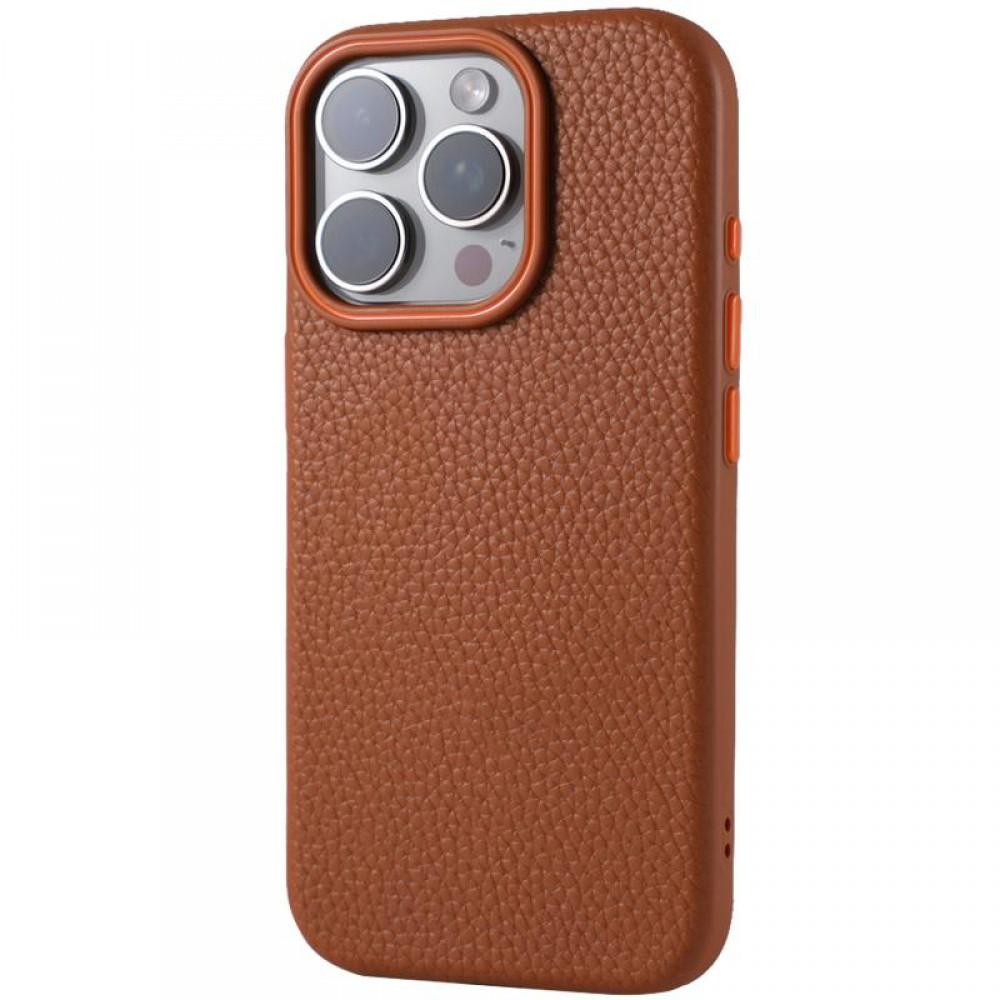 Чохол Syndee with MagSafe для Apple iPhone 13 Pro Max (6.7") Golden Brown