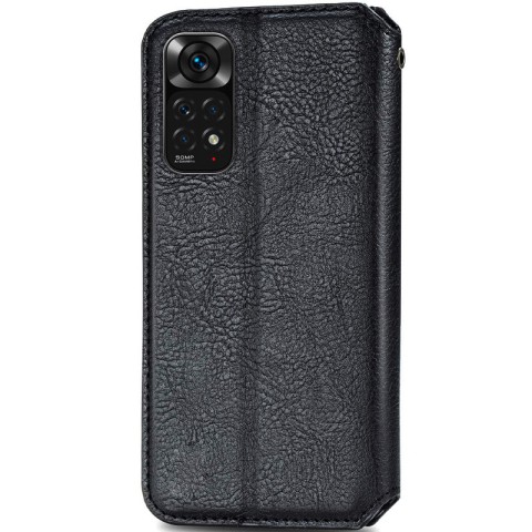 Шкіряний чохол-книжка GETMAN Cubic (PU) для Xiaomi Redmi Note 11 Pro 4G/5G / 12 Pro 4G Чорний